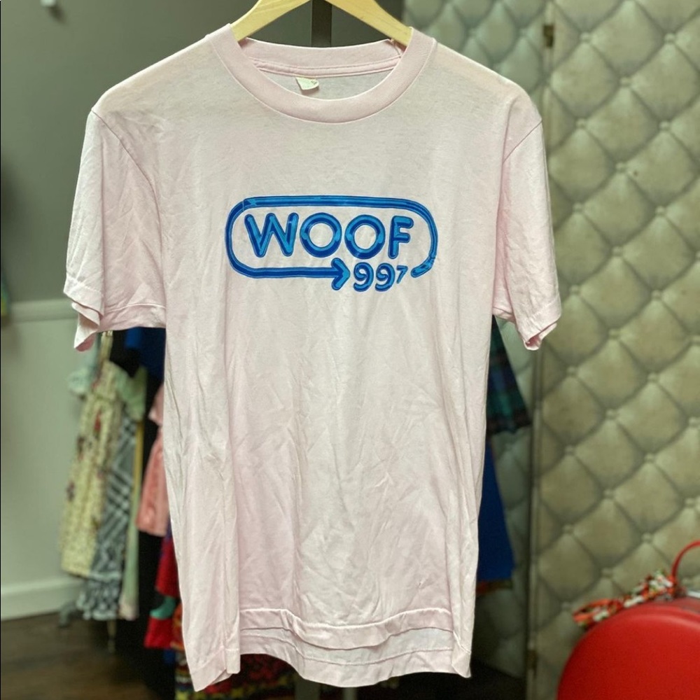 vintage single stitch radio tee